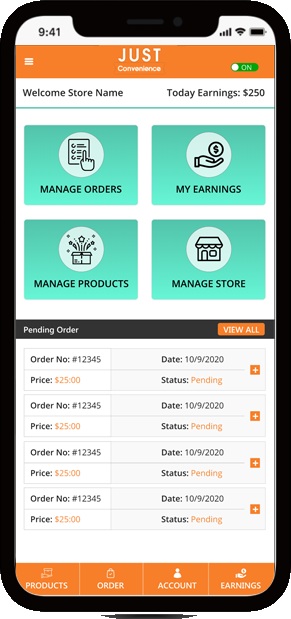 Just Convenience Seller App